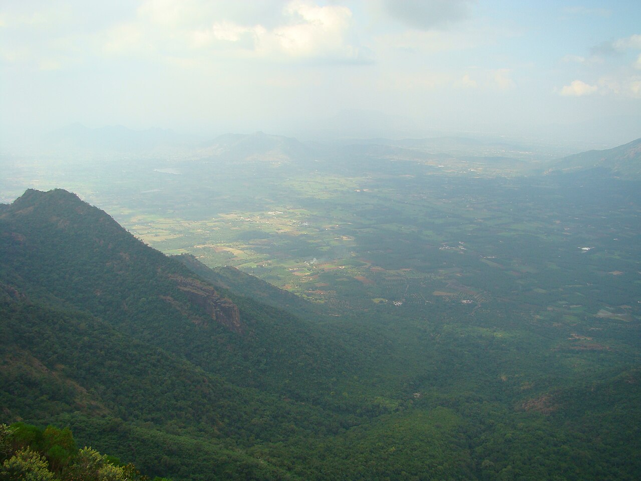 Serene Green Ridges of Pachamalai Hills