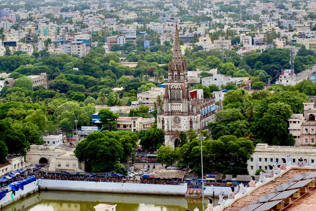St Joseph's Church and Teppakulam Trichy